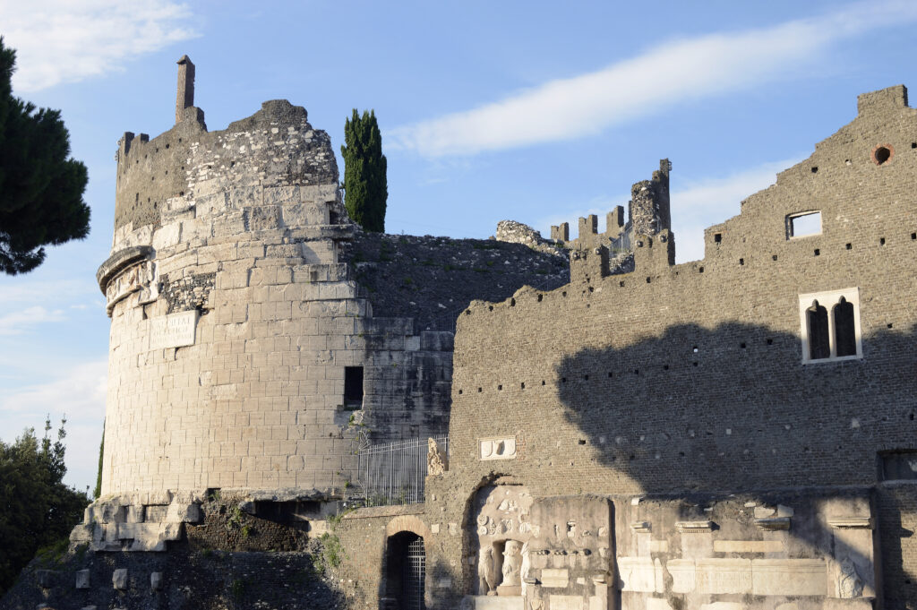 Tomb with Castrum Caetani fortification