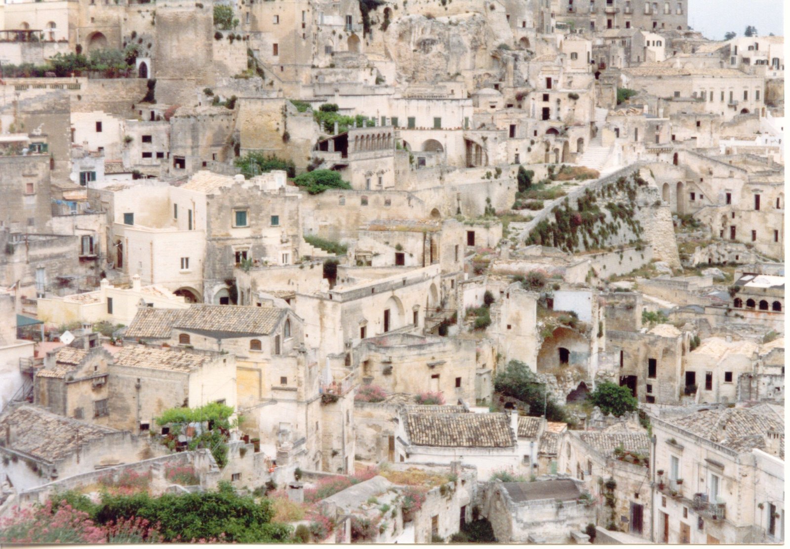 Sassi di Matera, Basilicata — view across the Sasso Caveoso ravine
