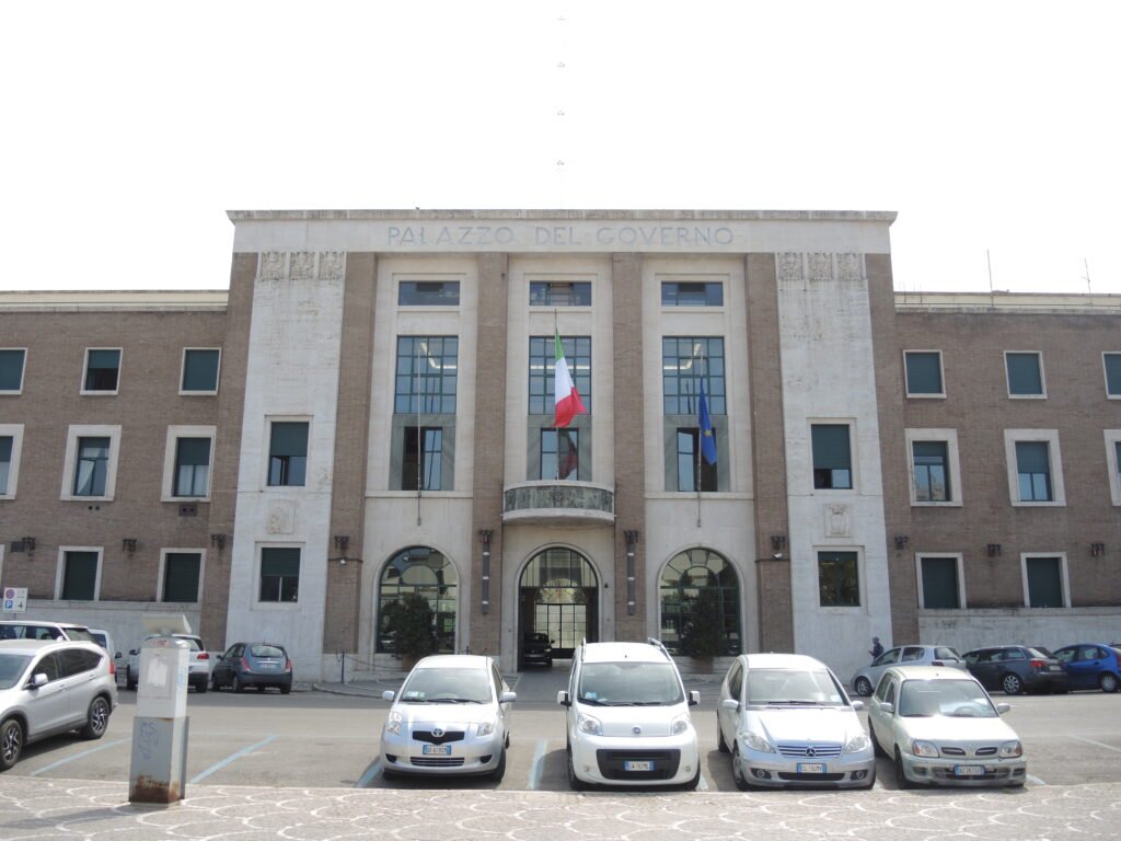 Palazzo del Governo Latina Prefecture Oriolo Frezzotti 1932 Rationalist
