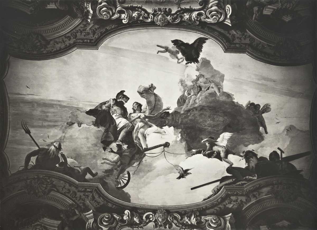 Giambattista Tiepolo, Mars and Venus, ceiling fresco, c. 1743, Palazzo Pisani Moretta