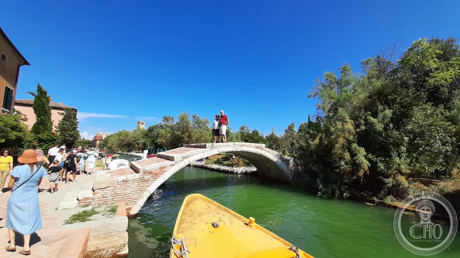 The Ponte del Diavolo at Torcello, a stone bridge without a parapet