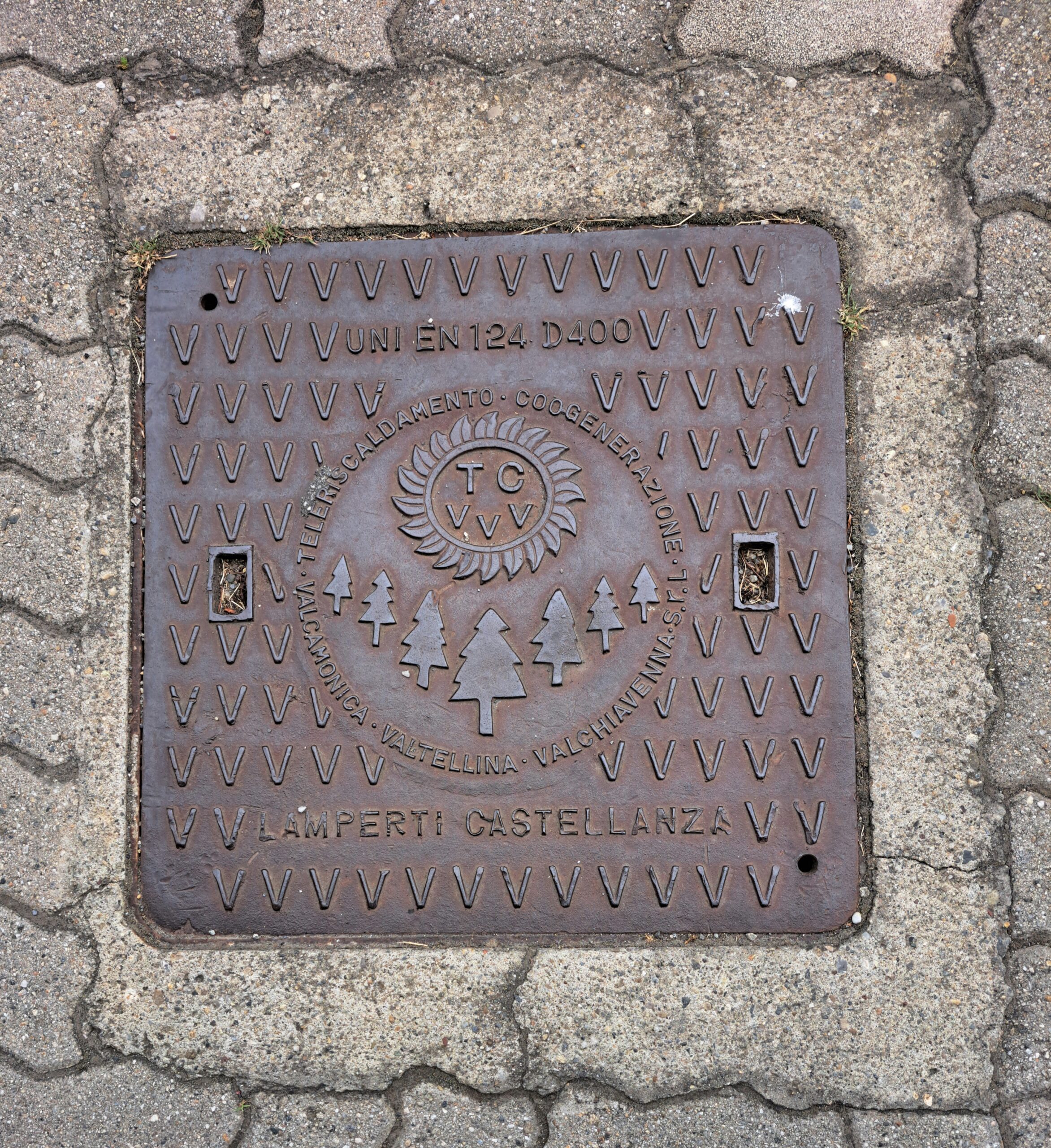 Manhole covers in Italy