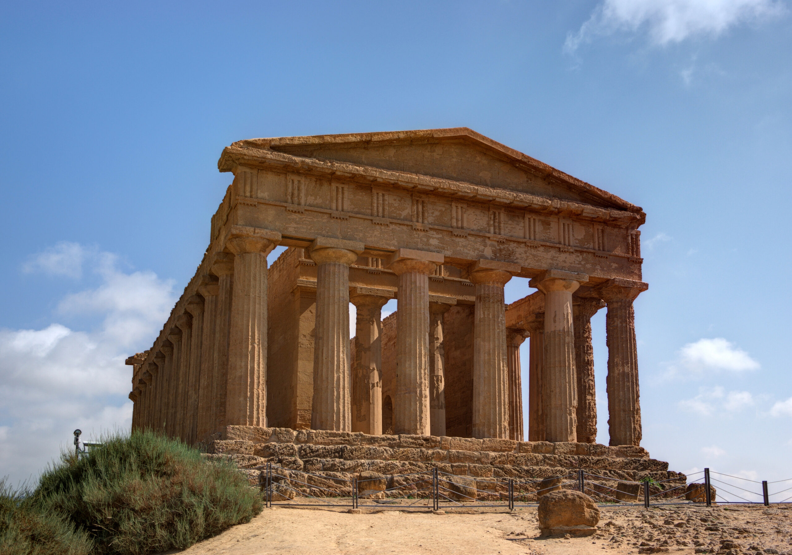 Italy, Sicily, Agrigento, Valley of the Temples, Temple of Concordia