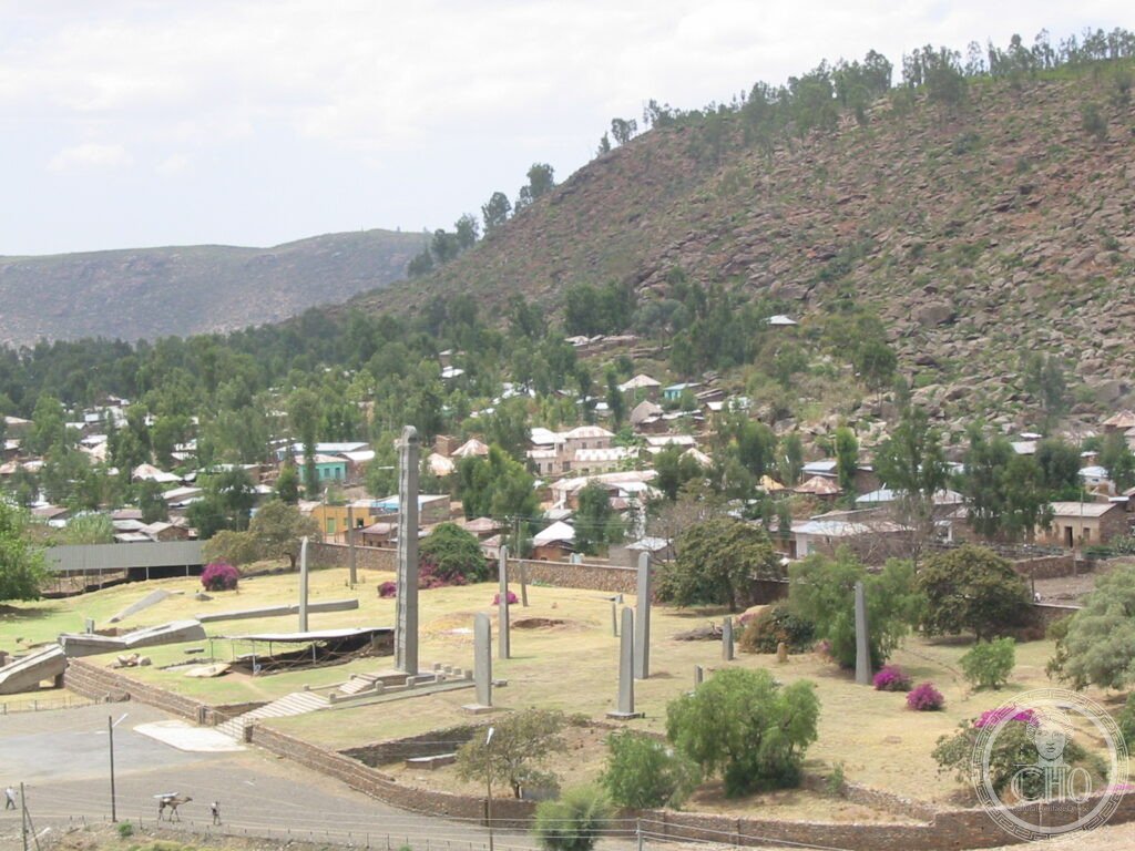Aksum Axum Ethiopia stelae obelisks Aksumite kingdom UNESCO World Heritage Tigray sandstone monolith