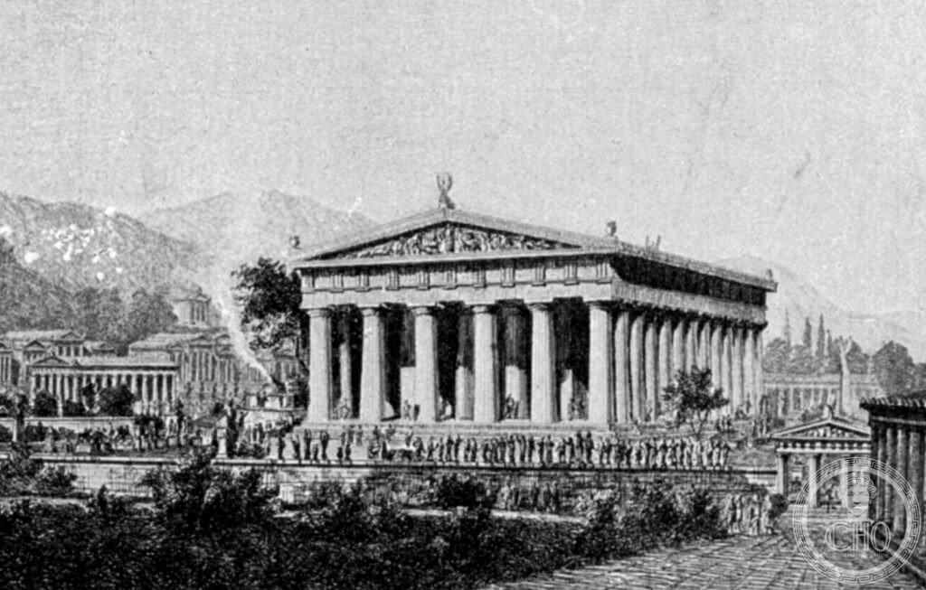 Ancient Olympia Greece Altis sanctuary Zeus Temple columns UNESCO World Heritage