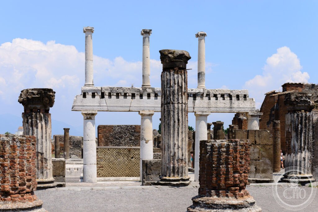 Forum, ancient Roman Pompeii, Campania, Italy.