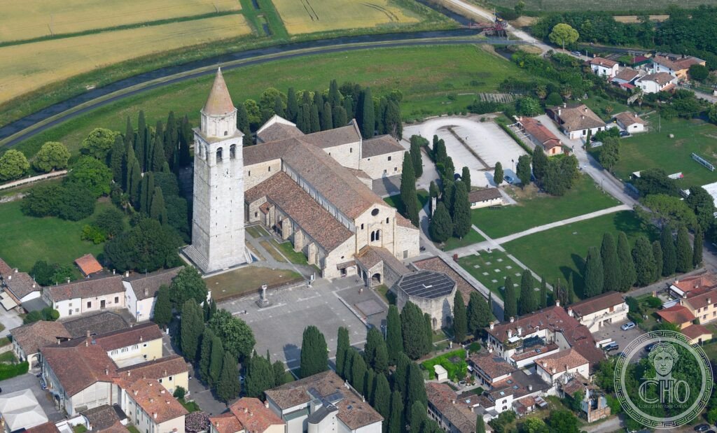 Aquileia Basilica mosaico paleocristiano 4th century Theodore Chromatius crypt Friuli UNESCO 1998