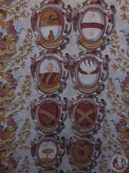 Old students decorations in Palazzo dell'Archiginnasio.

Picture by Paolo C