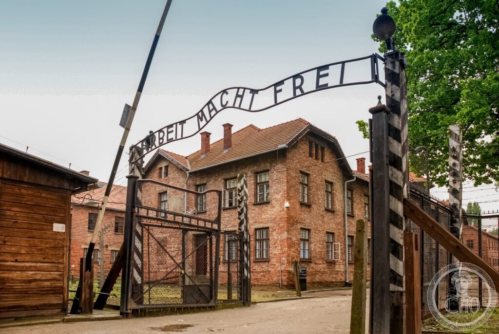 Auschwitz-Birkenau concentration camp main gate Poland UNESCO World Heritage