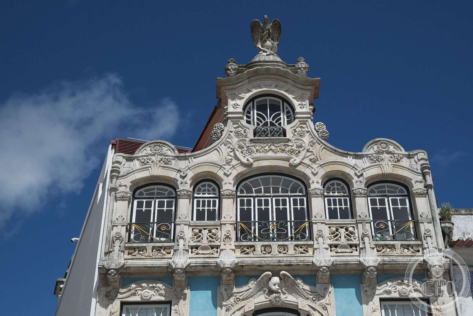 Casa do Major Pessoa Aveiro Arte Nova facade Francisco Silva Rocha 1908 Museu Arte Nova