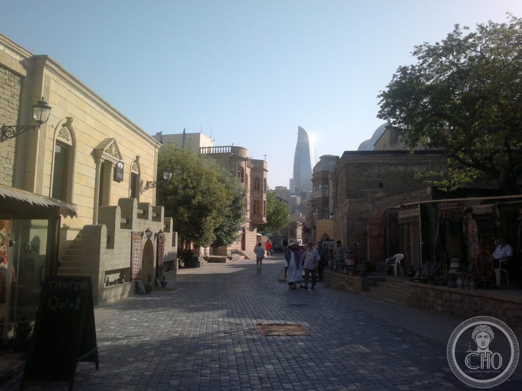 Baku walled city Icheri Sheher Maiden Tower Shirvanshah Palace Caspian oil city UNESCO World Heritage Azerbaijan medieval