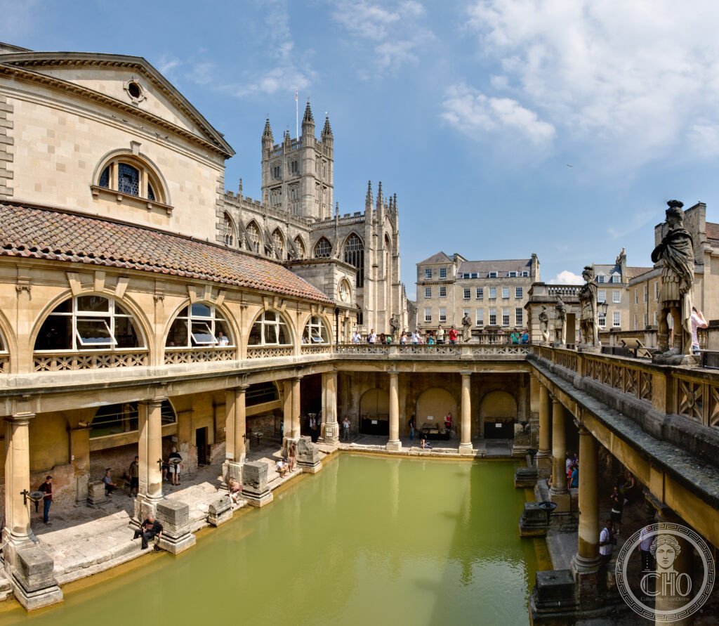 Bath England Roman Baths Great Bath UNESCO World Heritage site Georgian architecture