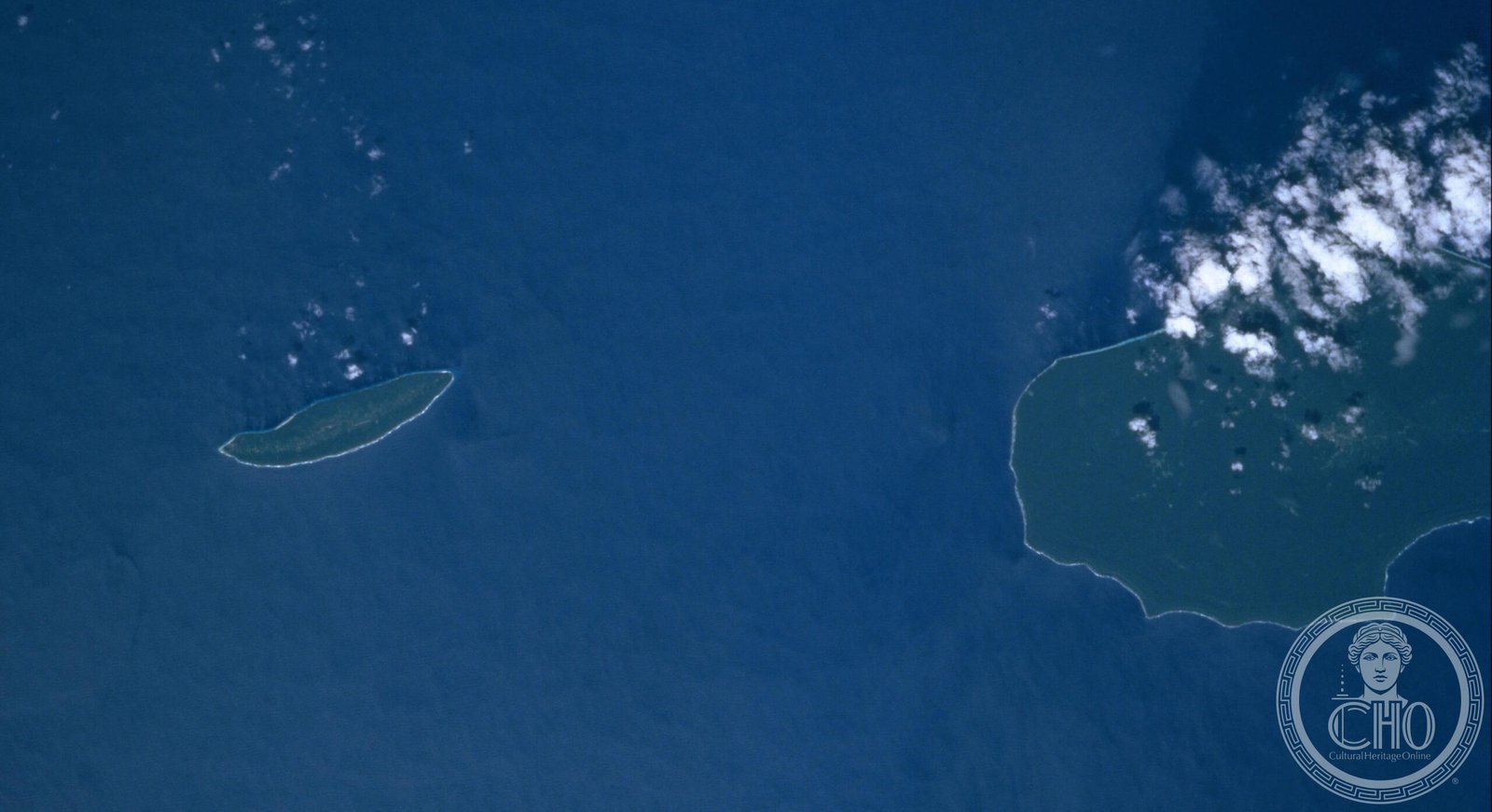 Bellona Island seen from space — adjacent to Rennell in the Solomon Islands; the East Rennell World Heritage site protects the raised coral atoll of Rennell Island with Lake Tegano, the largest lake in the insular Pacific and a habitat for endemic species of birds, reptiles and invertebrates found nowhere else on Earth