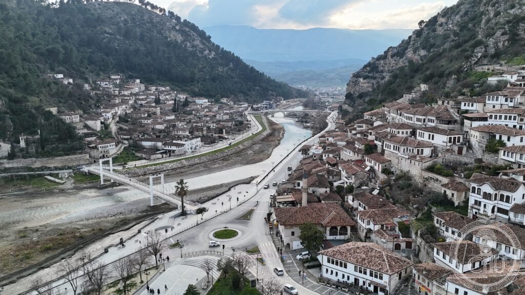 Berat Albania thousand windows city Ottoman UNESCO World Heritage Byzantine castle hillside