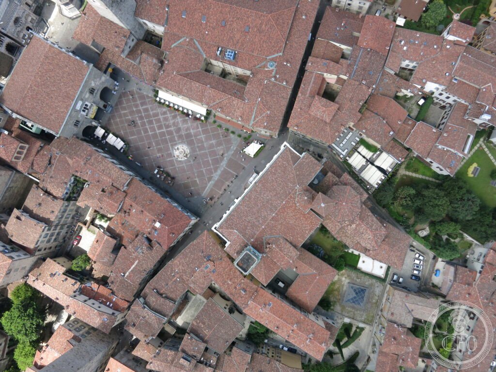 Aerfoto de Bérgamo kun Photogrammetric drone Horus Dynamics