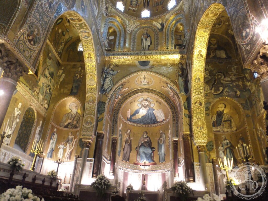 Cappella Palatina is the royal chapel of the Norman kings of Sicily situated on 