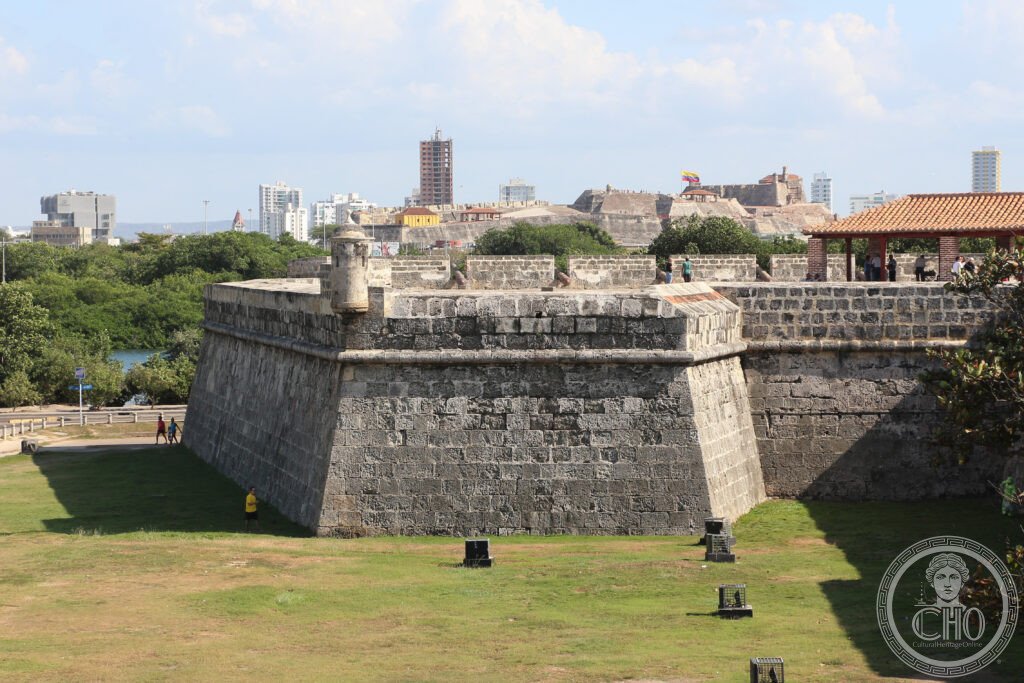 Cartagena de Indias Colombia city walls murallas fortifications Caribbean colonial port UNESCO World Heritage Spanish colonial military architecture