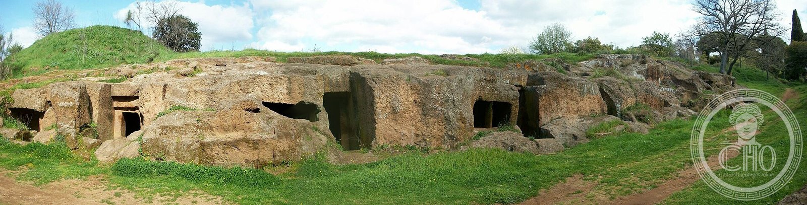 Necropolis of the Banditaccia of Cerveteri — via Wikimedia Commons