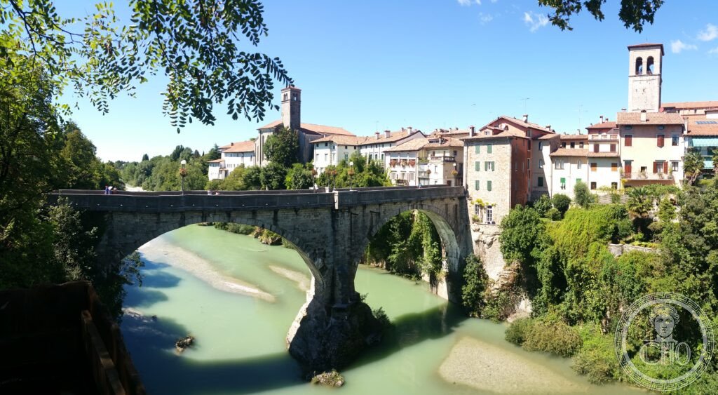 Cividale and Devil's Bridge on a beautiful august day.