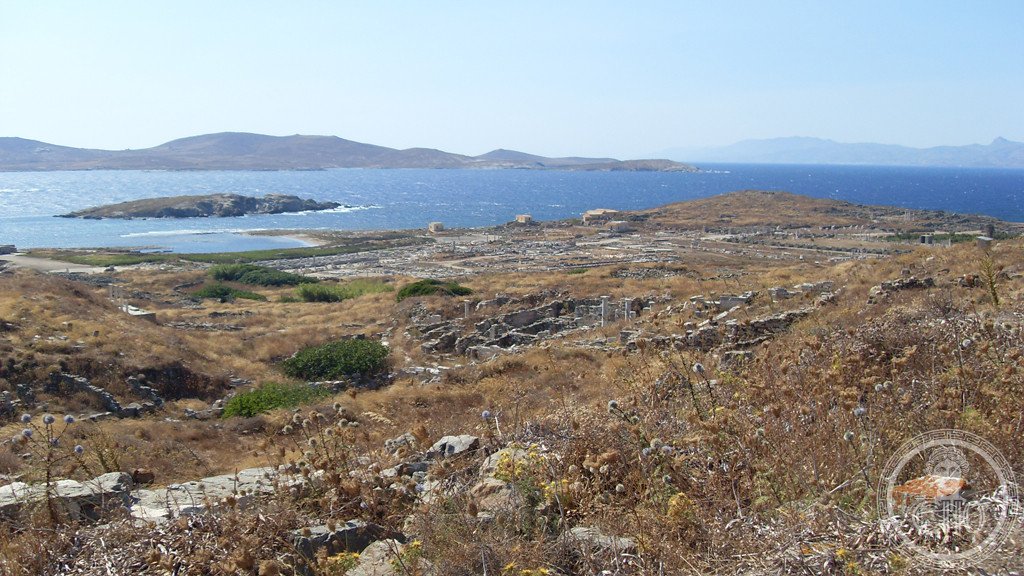Delos sacred island Greece Apollo Artemis birthplace Cyclades Terrace of the Lions UNESCO World Heritage