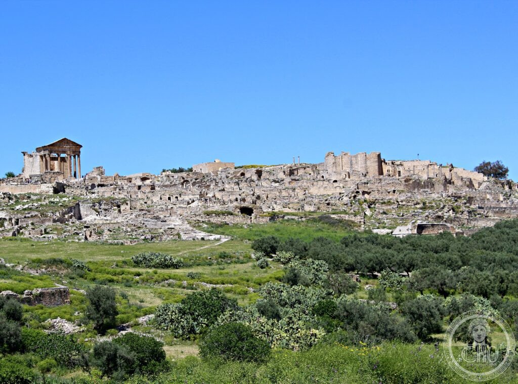 Dougga Tunisia Thugga Roman city North Africa Capitol Temple Baths Theatre UNESCO