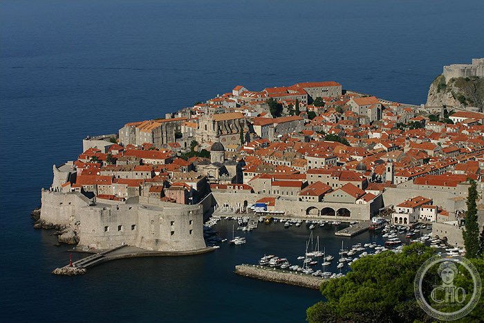 Dubrovnik Old Town Croatia Adriatic Sea medieval walls limestone towers UNESCO