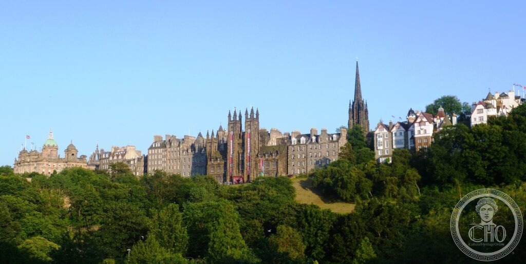 Edinburgh Castle Old Town Scotland UNESCO World Heritage skyline