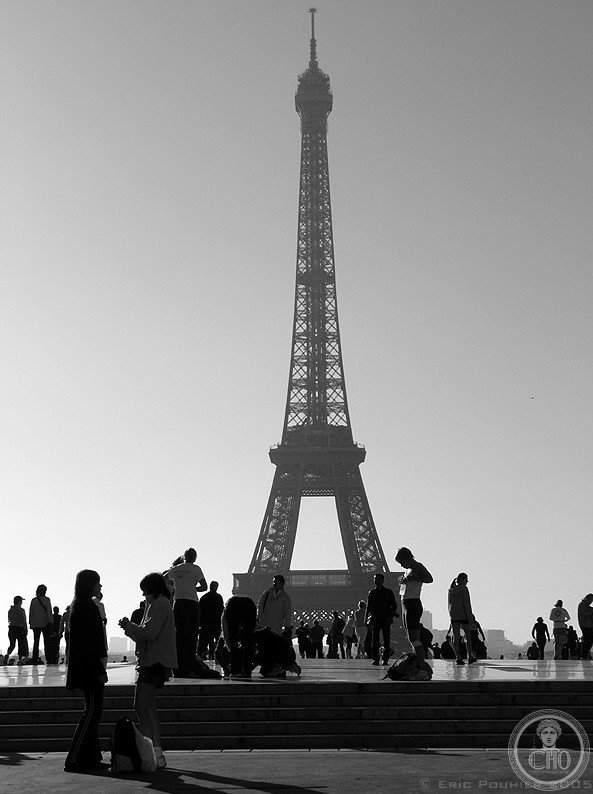 Eiffel Tower Paris Trocadero lattice iron Gustave Eiffel 1889 Universal Exhibition