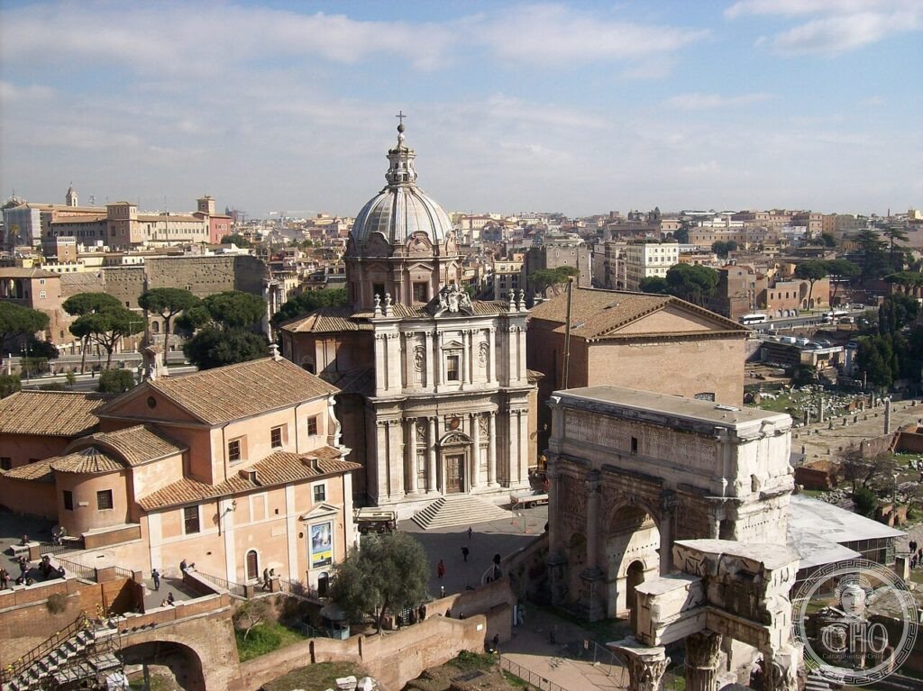 File:2012-02-17 Foro Romano da Palazzo Senatorio 3