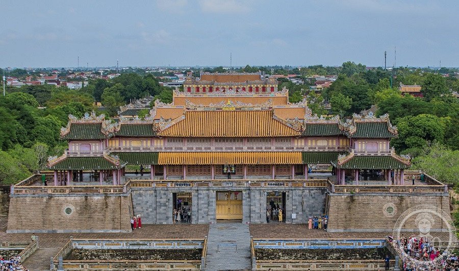 Hue Imperial City Vietnam Nguyen Dynasty Citadel Noon Gate UNESCO World Heritage