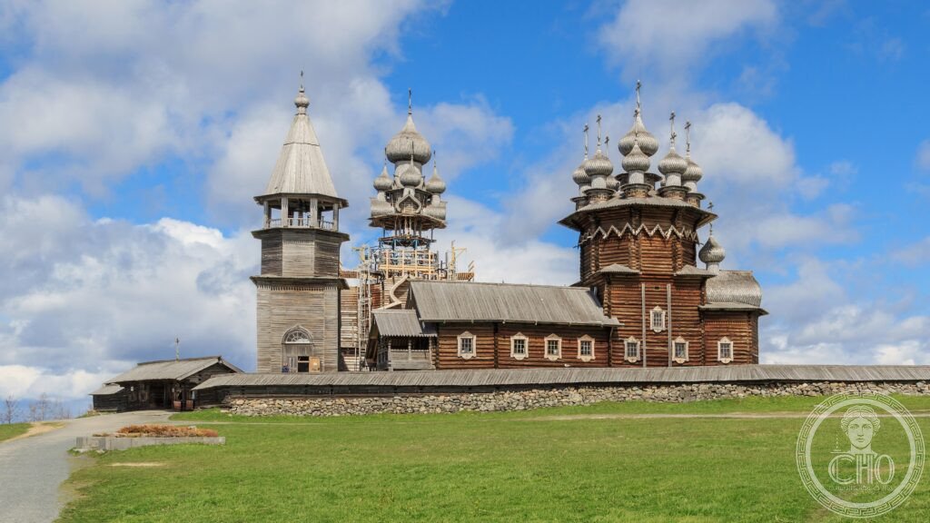 Kizhi Pogost Russia wooden churches onion domes Lake Onega Karelia UNESCO World Heritage