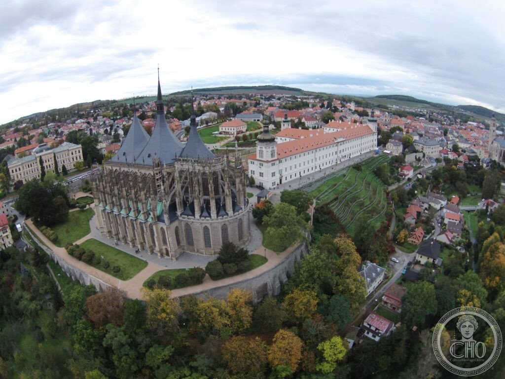 Kutná Hora Czech Republic Cathedral St Barbara Gothic silver mining town UNESCO World Heritage Sedlec Ossuary Bone Church Prague Groschen