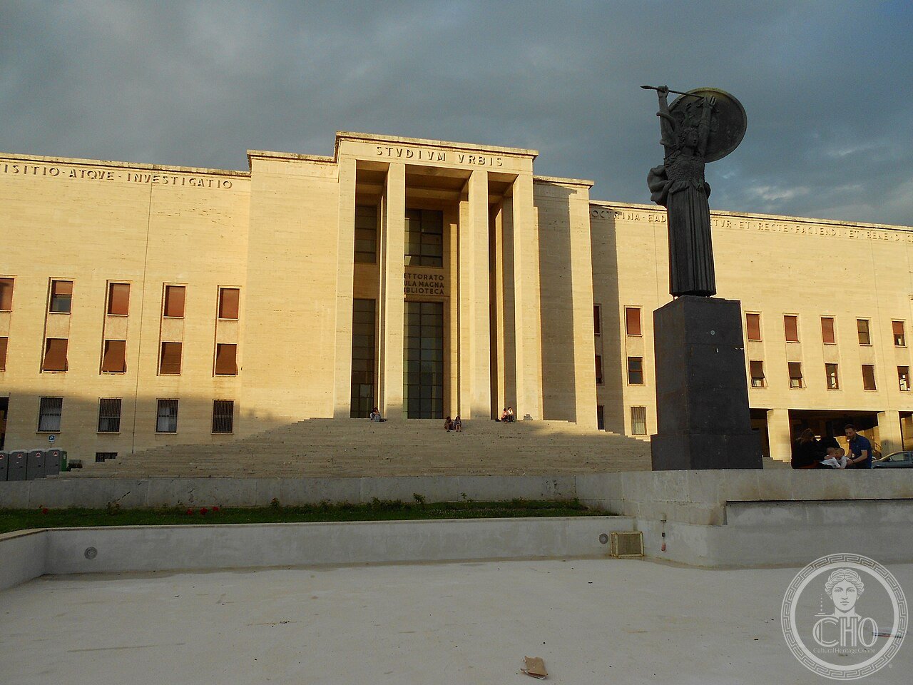 Sapienza University Rectorate Rome rationalist architecture Piacentini 1935