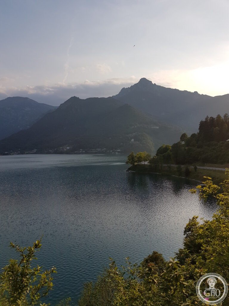 Lago di Ledro visto dal Belvedere di Mezzolago (Ledro, TN)