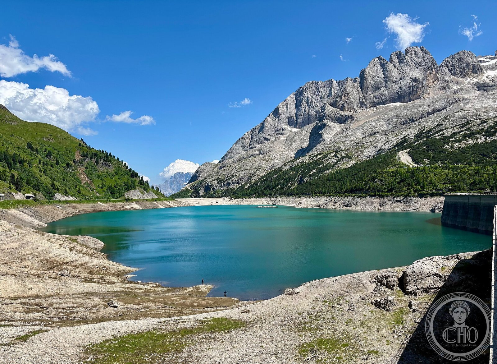 Lake of Fedaia — via Wikimedia Commons