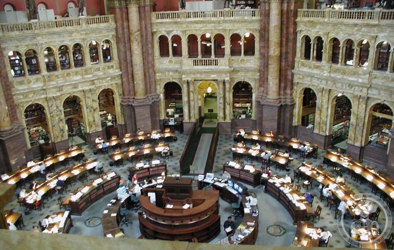 Library of Congress Thomas Jefferson Building Washington DC Beaux-Arts dome and facade First Street SE