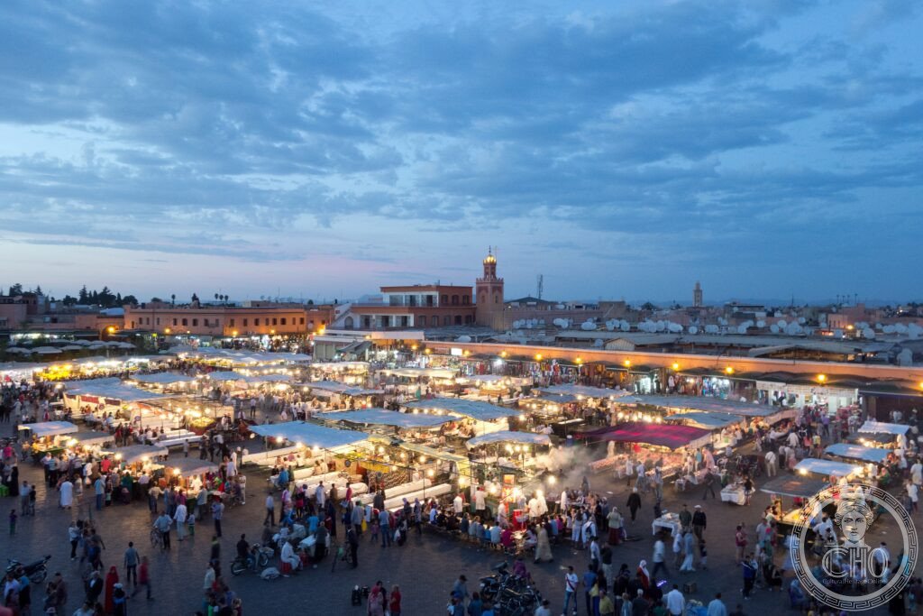Marrakesh medina Djemaa el Fna Koutoubia Morocco UNESCO World Heritage