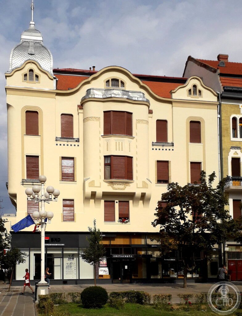 Merbl Palace Timișoara, Secession residential block on Victory Square Corso