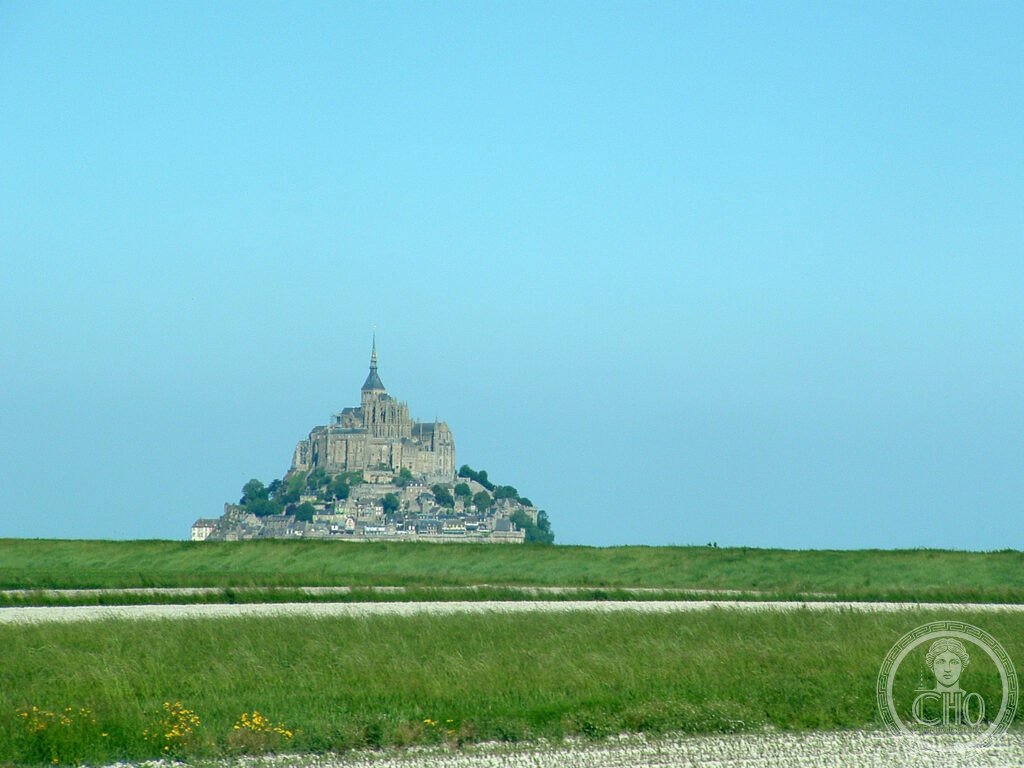 Mont Saint-Michel tidal island abbey Normandy France UNESCO medieval Gothic spire bay tides