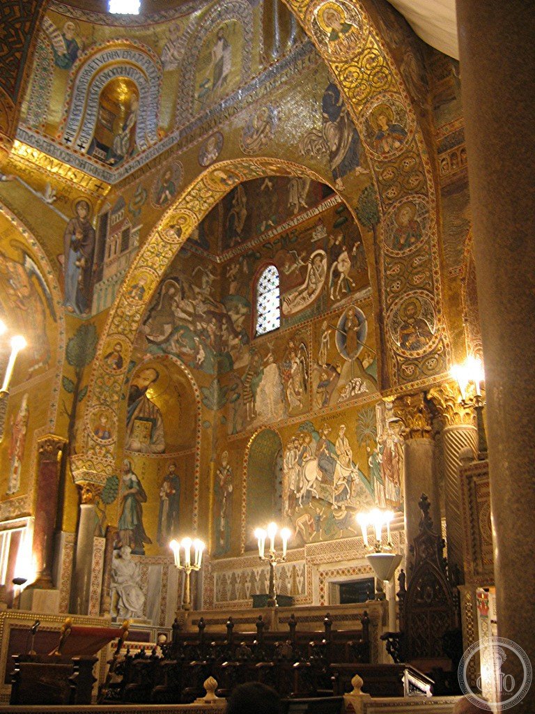 Palermo Cattedrale arabo-normanna Ruggero II 1185 mosaici islamici Sicilia UNESCO 2015