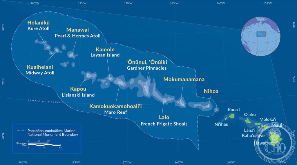Papahānaumokuākea Hawaii Northwestern Hawaiian Islands coral reef endangered species UNESCO