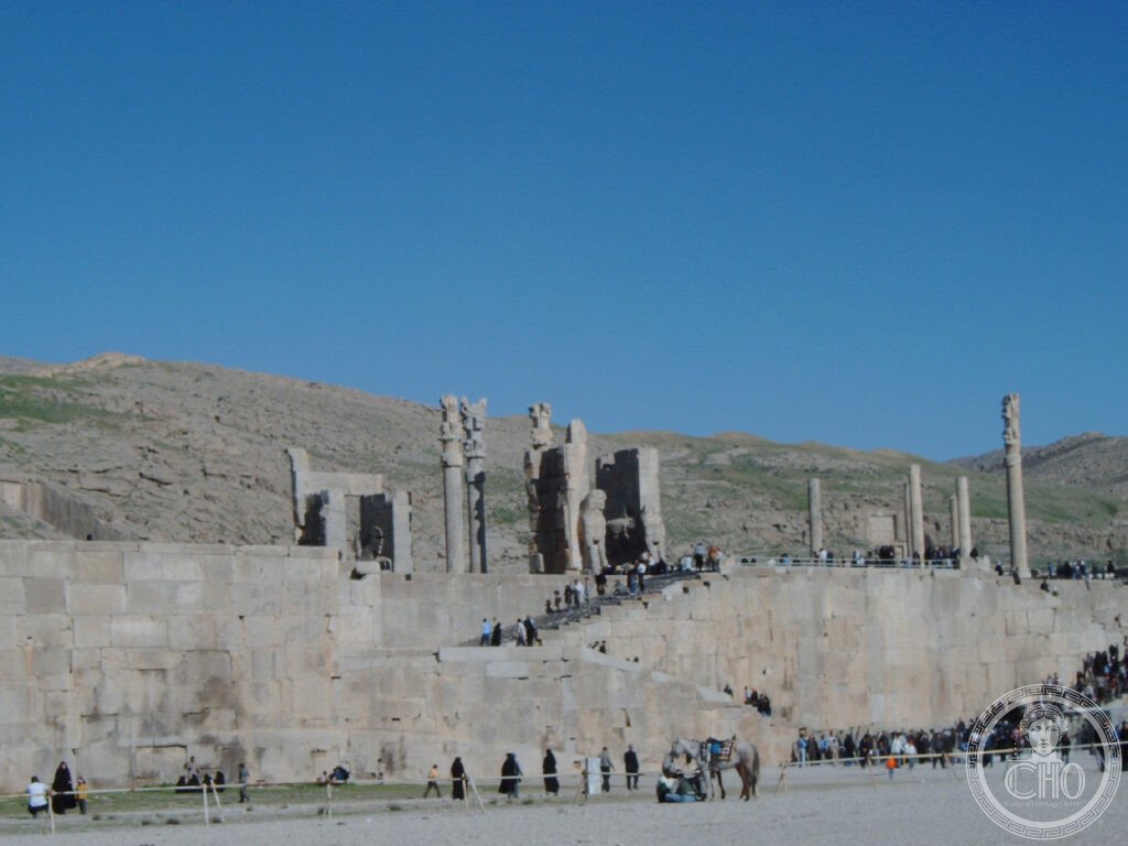 Persepolis apadana staircase relief Achaemenid empire ceremonial capital Persia Iran UNESCO