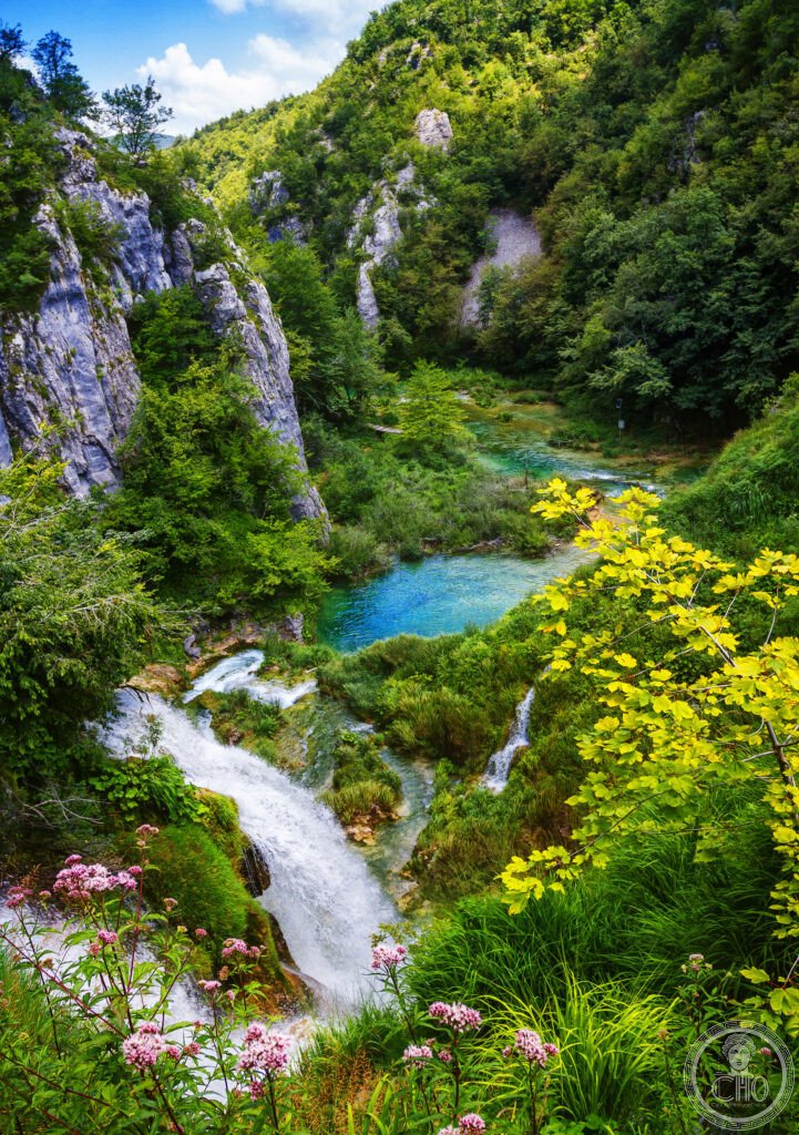 Plitvice Lakes National Park Croatia turquoise travertine waterfalls boardwalk beech forest UNESCO World Heritage natural wonder