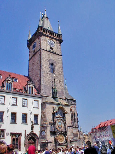 Astronomical clock in Prague — via Wikimedia Commons