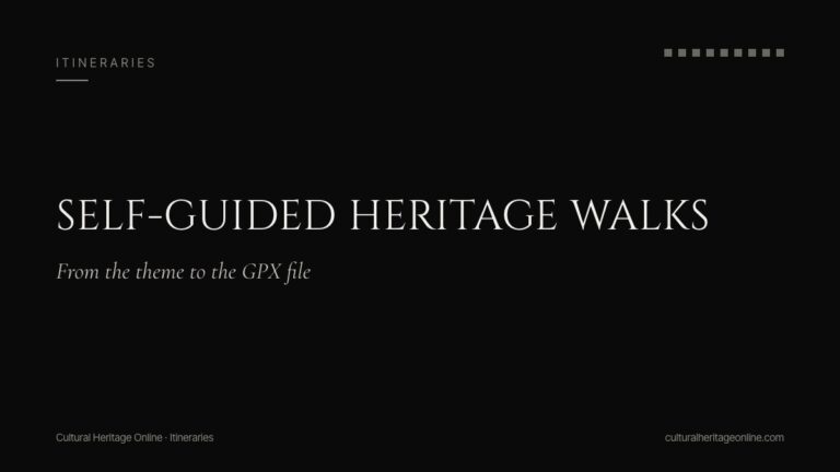 Creating Self-Guided Heritage Walks: GPS and Routes