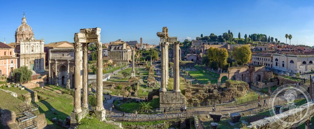 Roman Forum Rome Italy ancient ruins Palatine Hill Capitoline UNESCO World Heritage