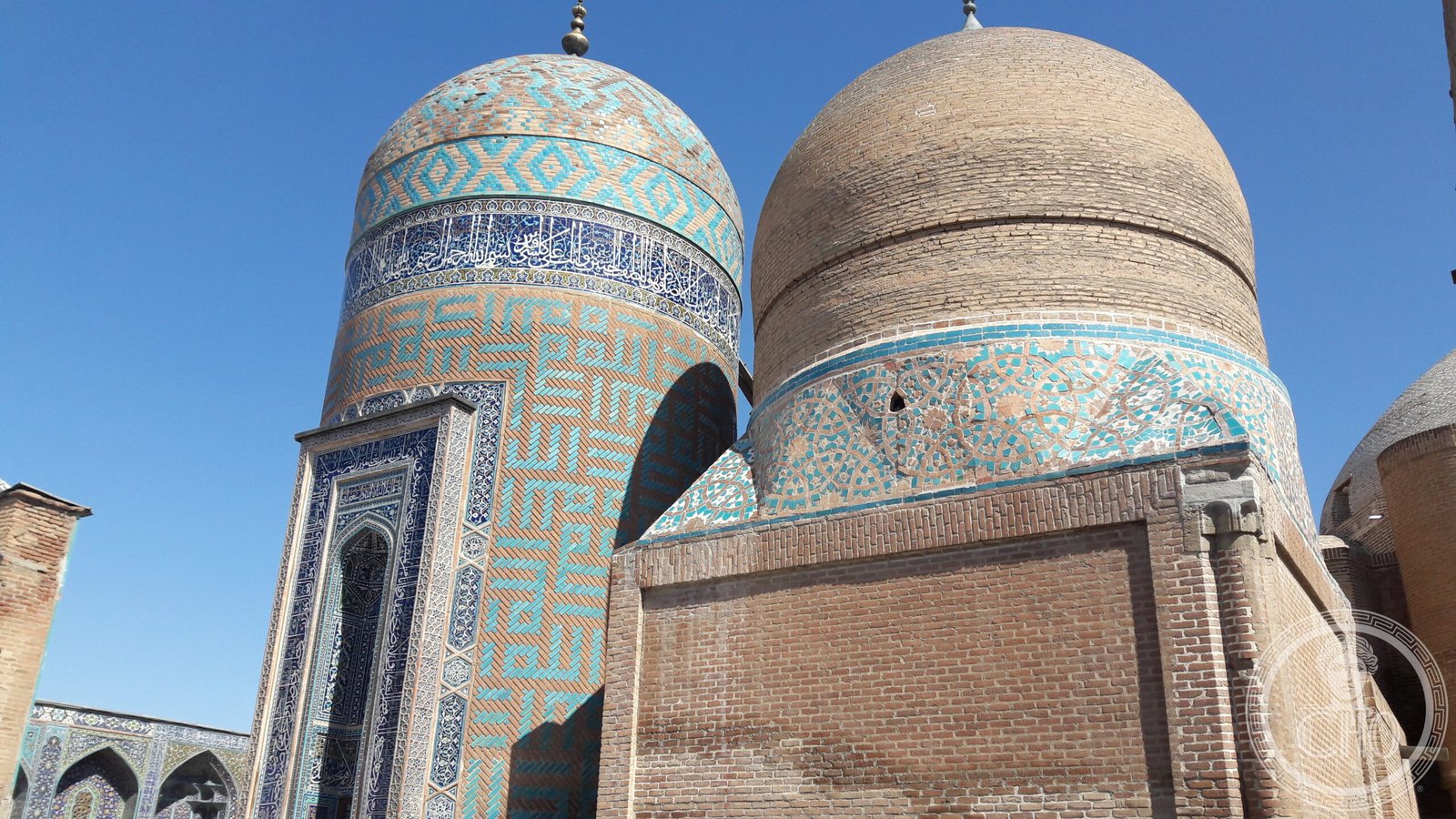 La torre a cipolla del Mausoleo di Sheikh Safi al-Din ad Ardabil, Iran