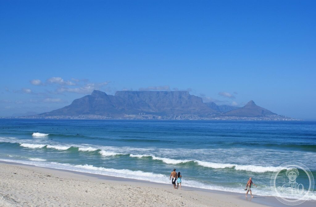 Table Mountain Cape Town South Africa flat top summit cable car UNESCO Cape Floral Region