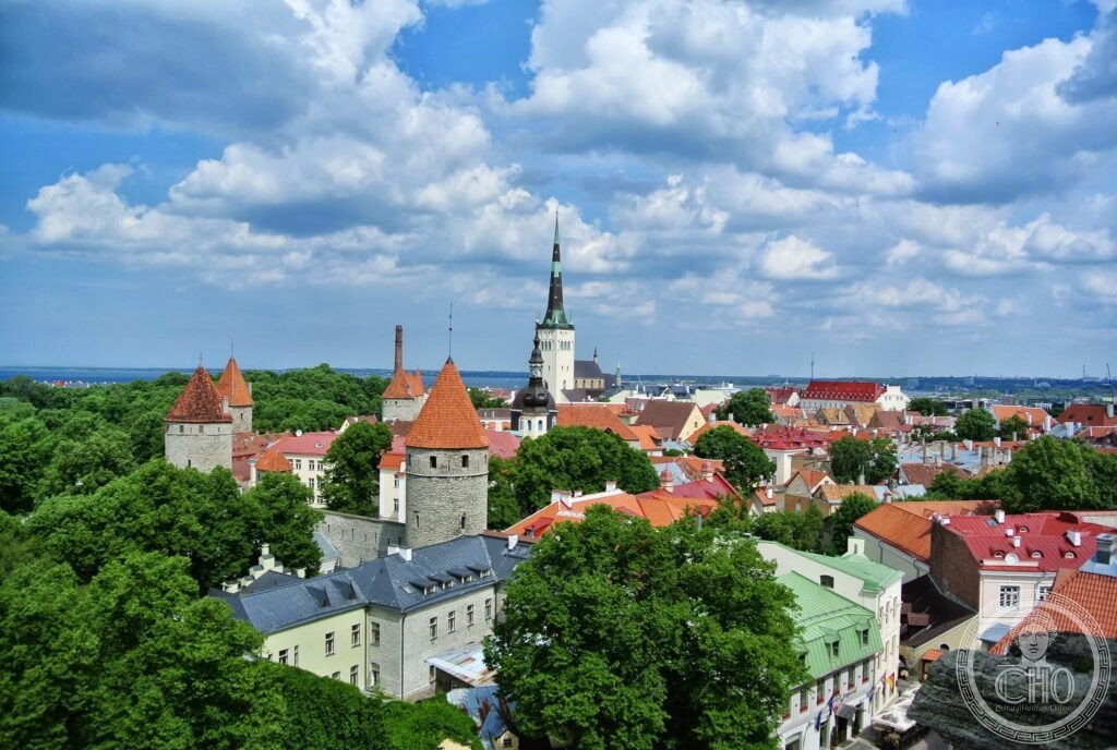 Tallinn historic centre Estonia lower town Toompea Castle medieval walls towers Hanseatic Baltic city hall Town Hall Square UNESCO World Heritage