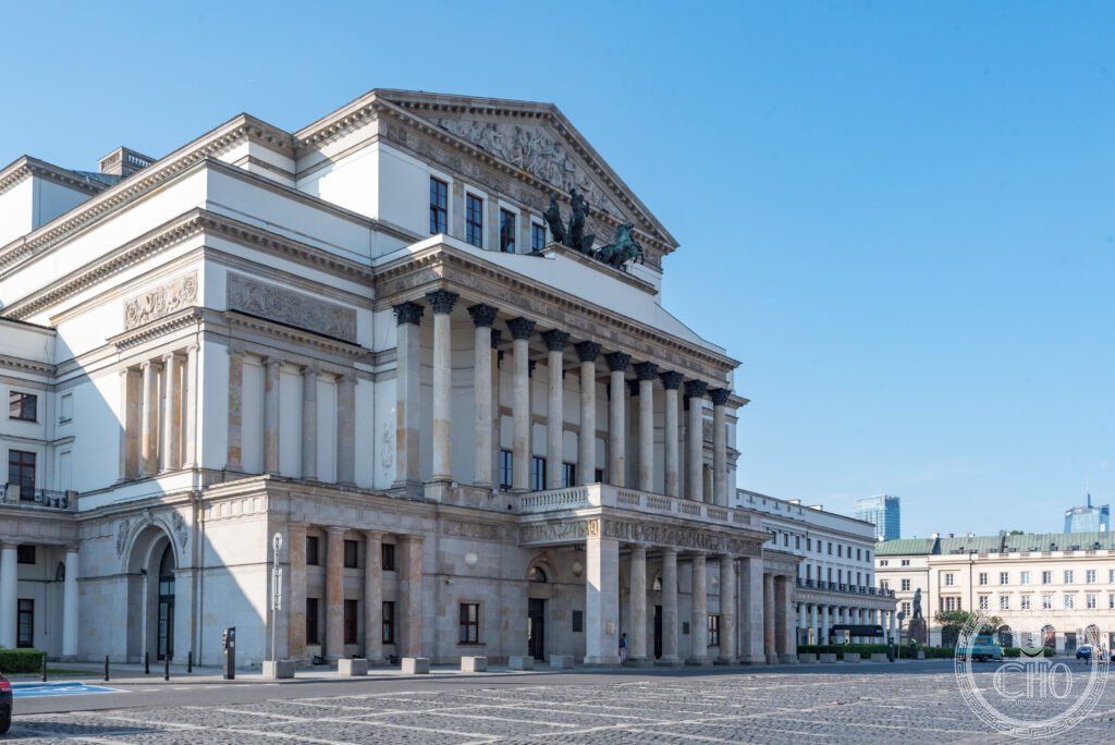 Teatr Wielki Warsaw Grand Theatre Neoclassical facade Theatre Square